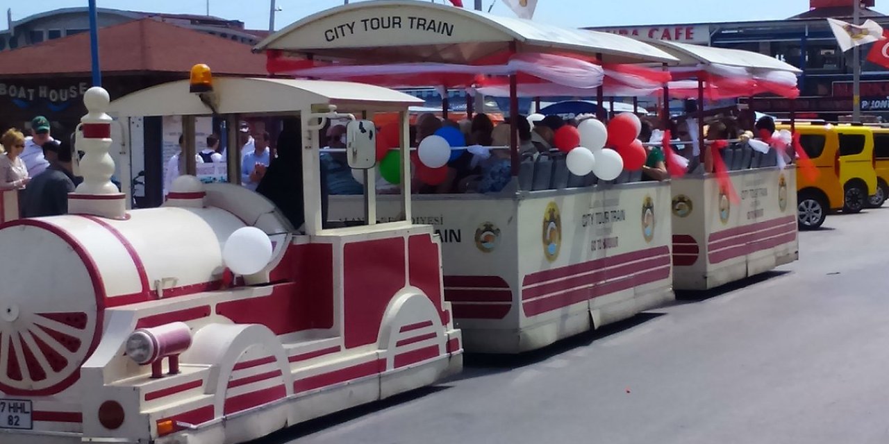 Alanya'daki gezi treni uygulaması kaldırılıyor