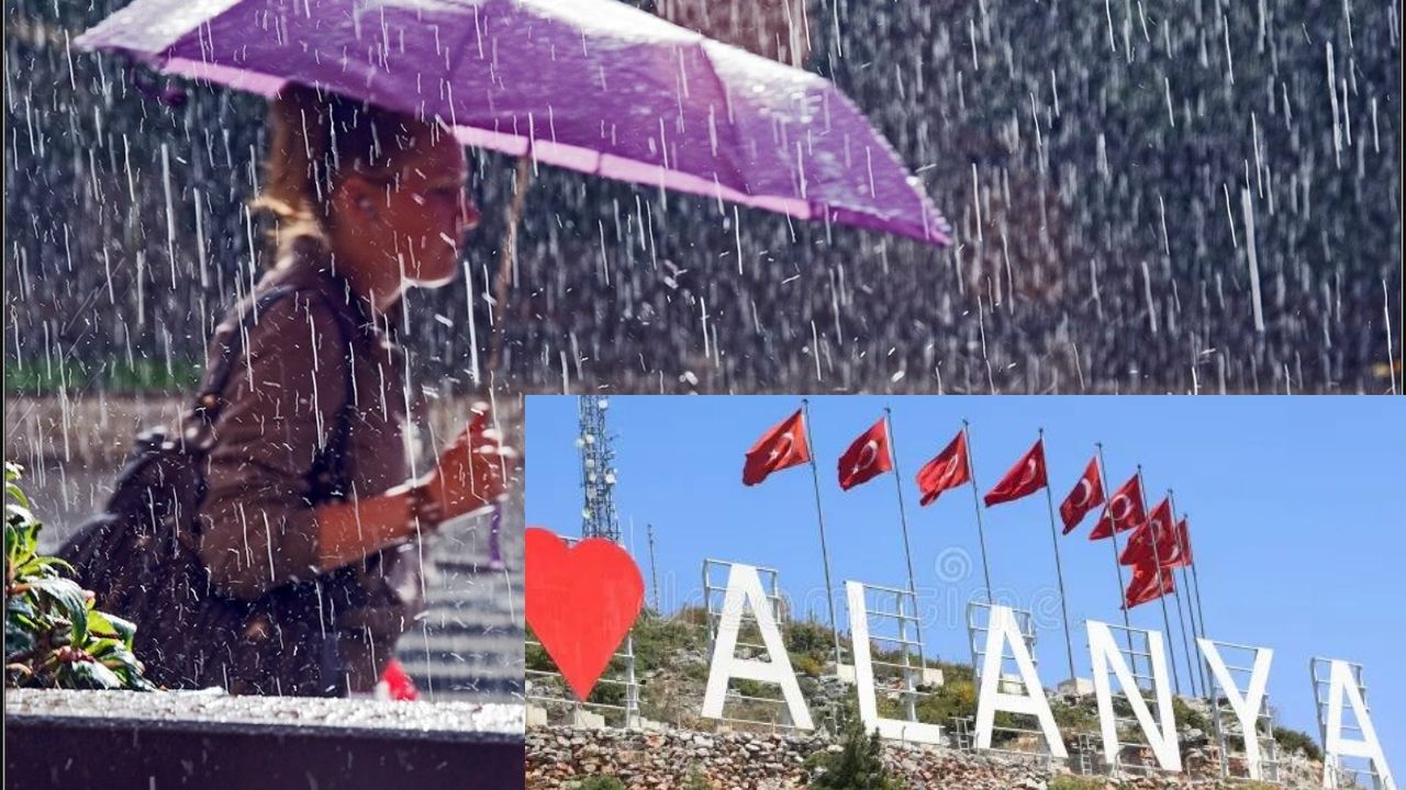 İnanılır gibi değil ama Alanya’ya yağmur geliyor