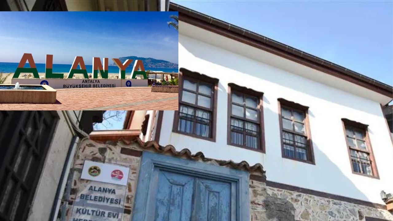 ALANYA Koza Kültür Sanat Evi açıldı hayırlı olsun