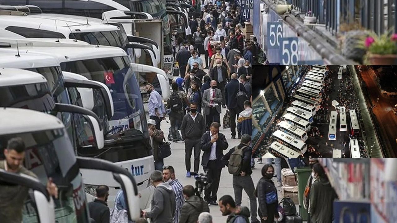 Otogarlara BAYRAM geldi böylesi yoğunluk görülmedi