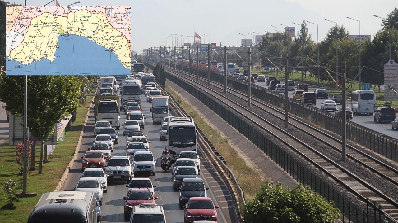 Antalya şehrine dönecekler O yolları kullanmaya dikkat