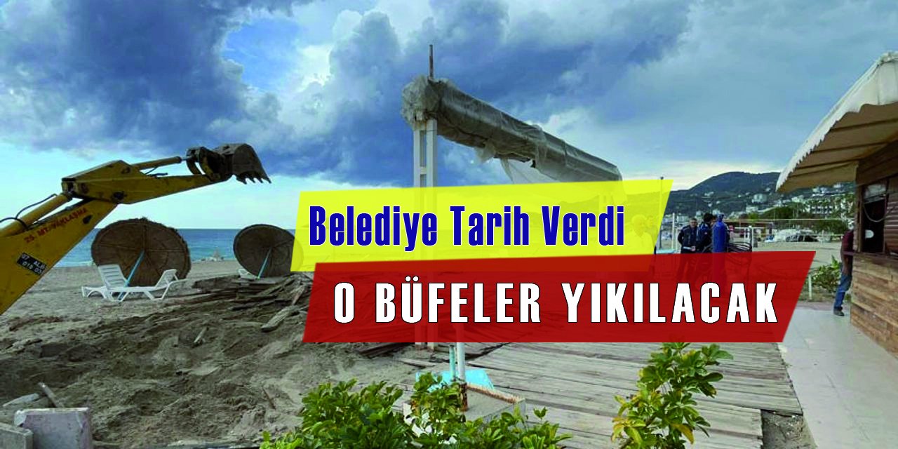 Belediye tarih verdi o büfeler yıkılacak