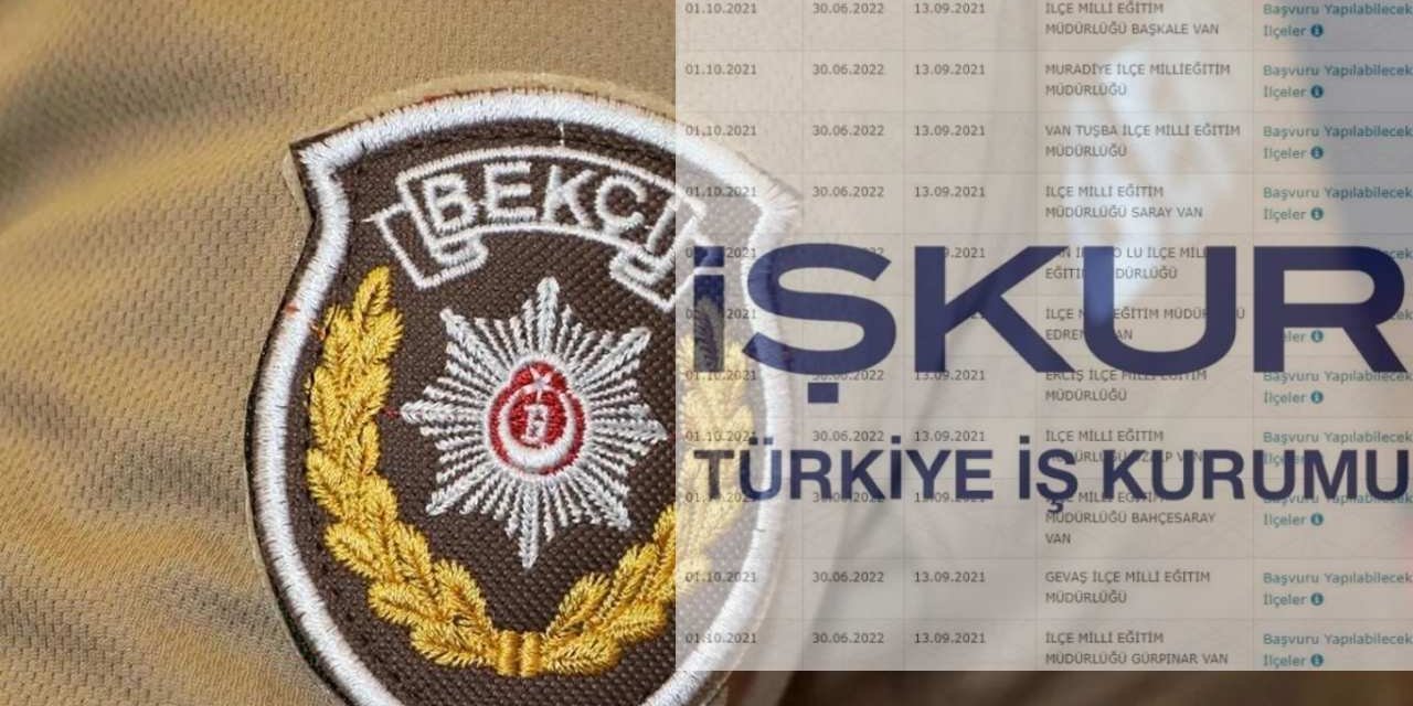 İŞKUR-BEKÇİ alımı KPSSSİZ Türkiye Genelinde işçi alımı