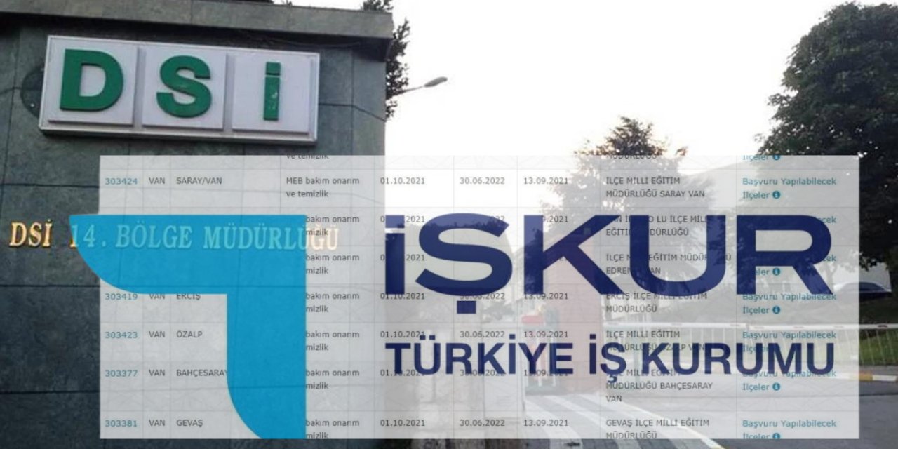 DSİ - İŞKUR öncülüğüyle Yeni Personel Alımına İmza Atılacak