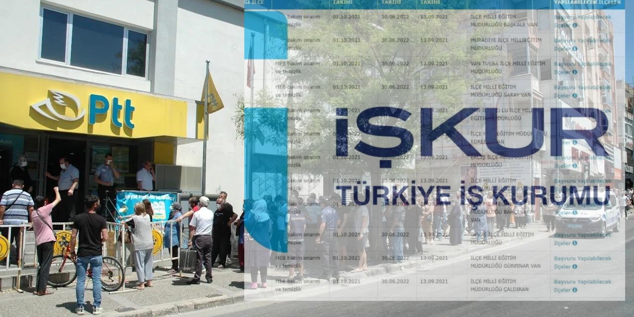 PTT - İŞKUR bünyeye yeni işe alım yapılacağı duyurusu verildi