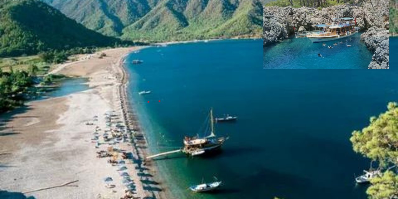 Turistler Antalya güzel cennet koylarını o harika doğa yolculuğuyla keşfediyor