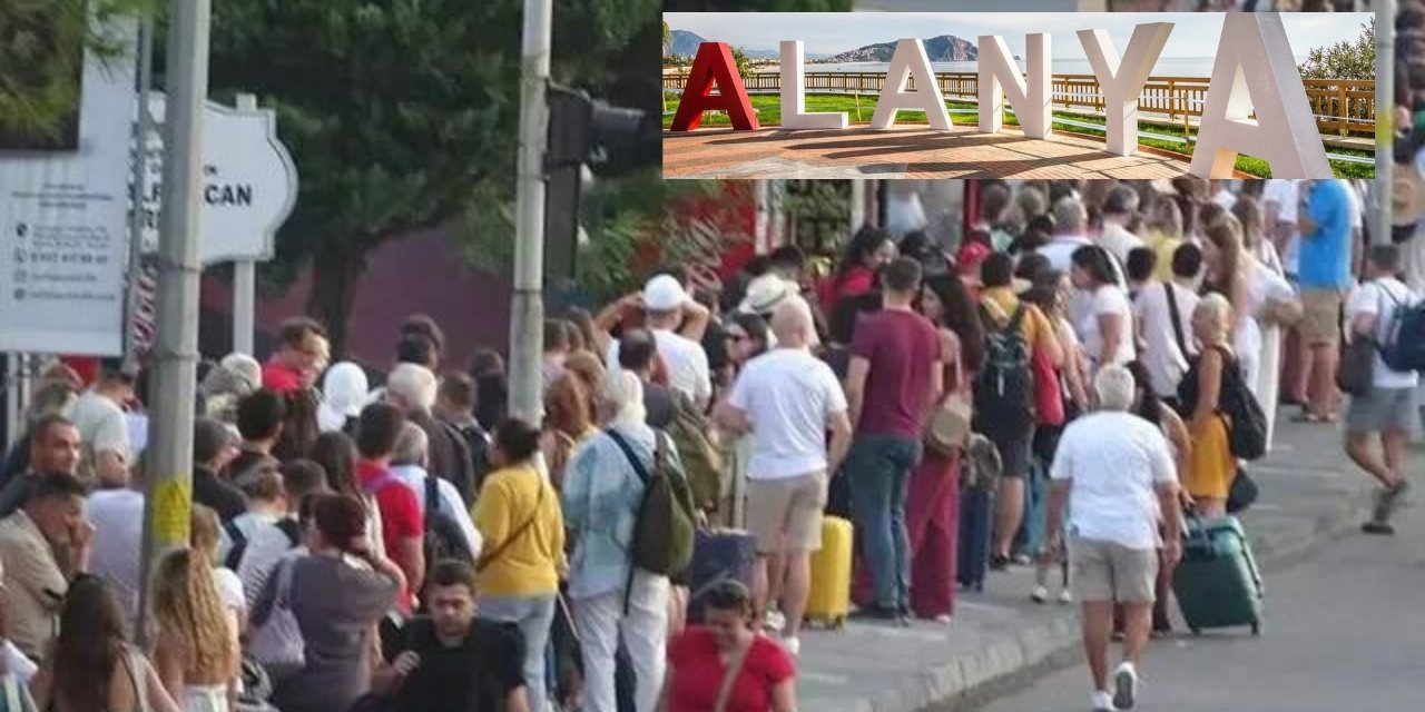 Tatil kuyruğunun ucu bucağı yok gibi görünüyor! Alanya tatilcilerini Ağırladı!