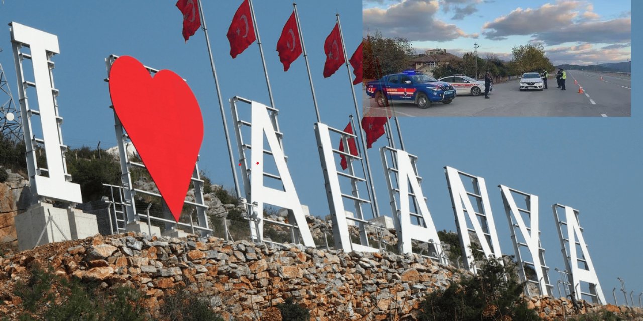 Alanya’da jandarma trafik denetimleri sürüyor