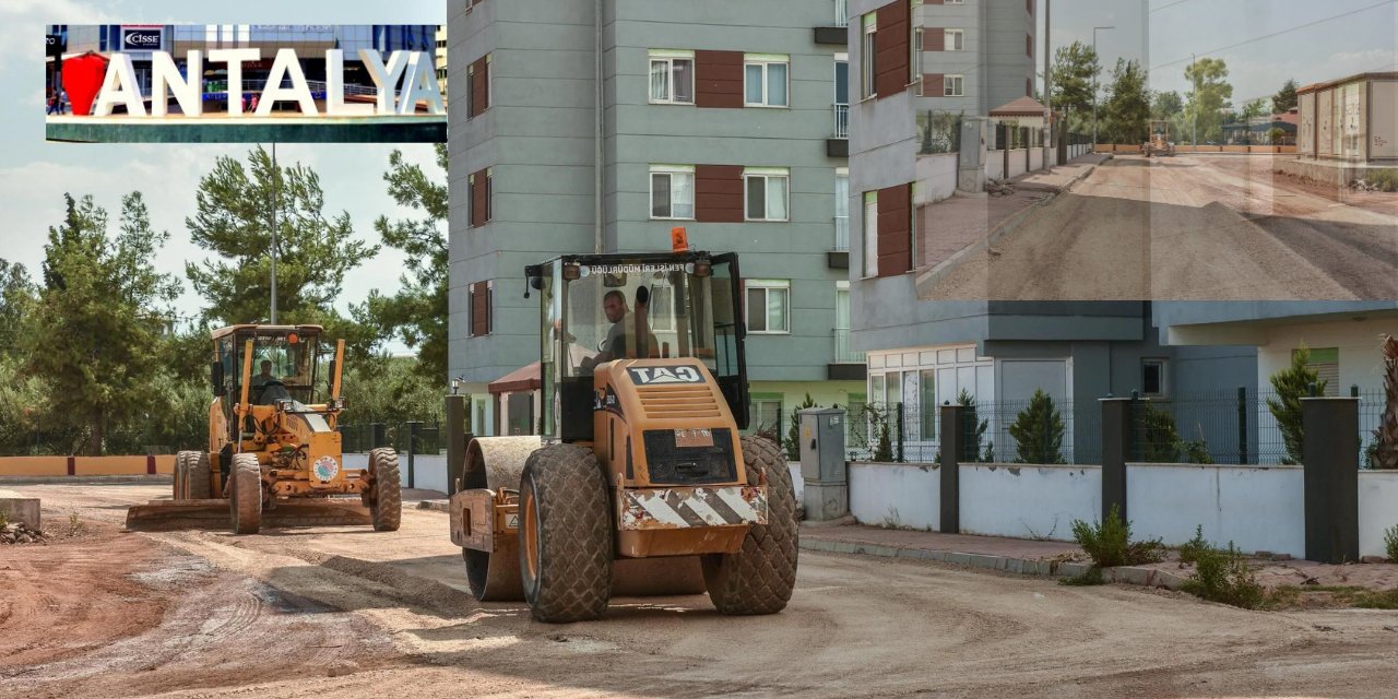 Antalya Kepez'de yol çalışmalar sürüyor! İşte çalışmaların detayları