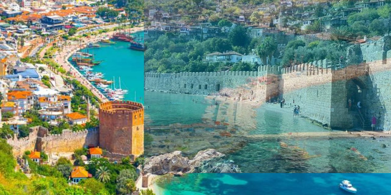 Alanya da artık yeni moda denize oradan girmekmiş