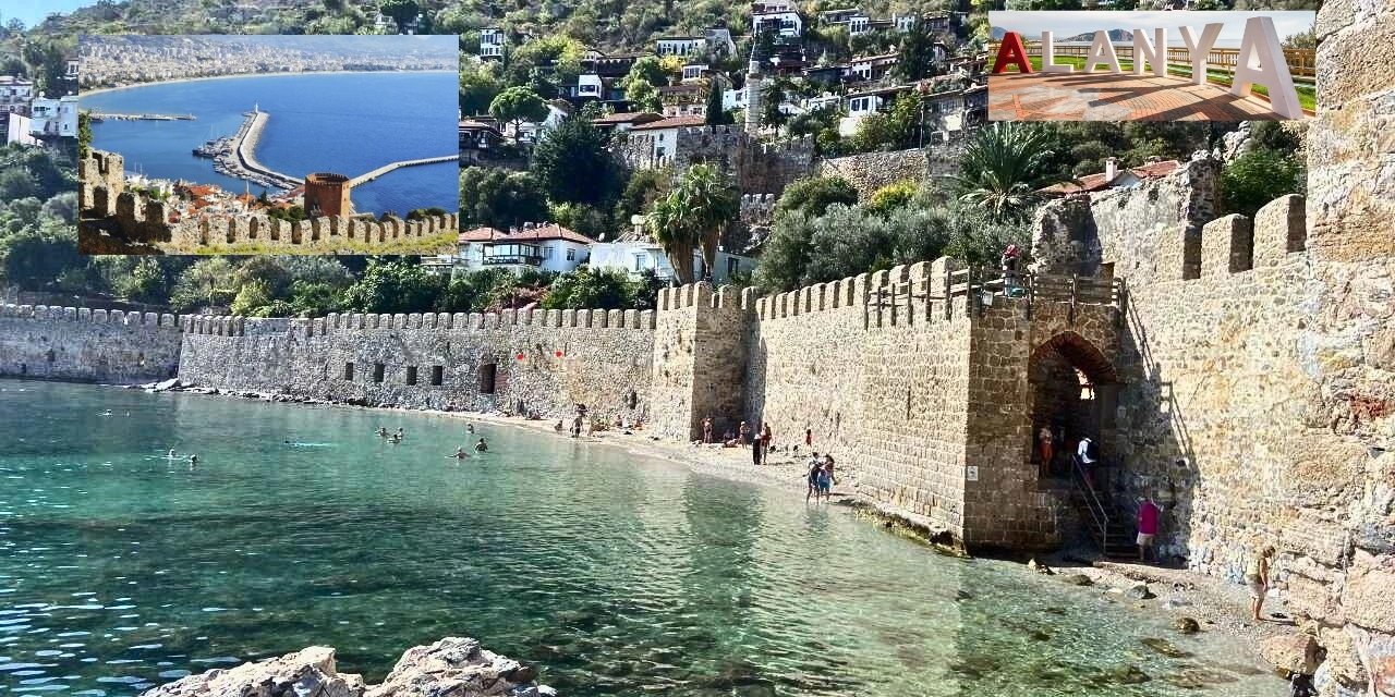 Alanya da burada Denize girmek adet oldu