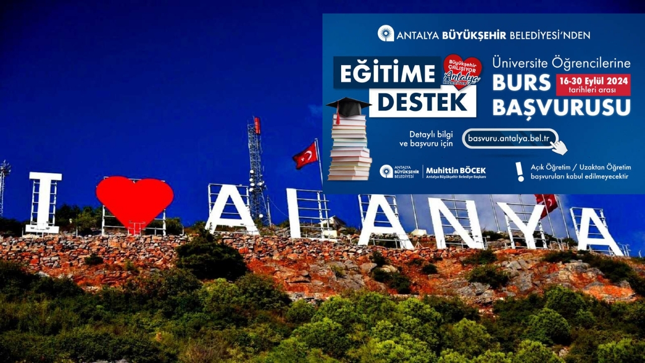 Büyükşehir Belediye Antalya da öğrencilere eğitim desteği veriyor!